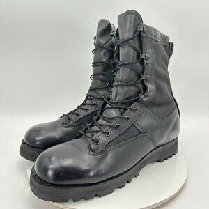 Belleville Men Size 12B Black Leather Goretex Waterproof Military Combat Boot